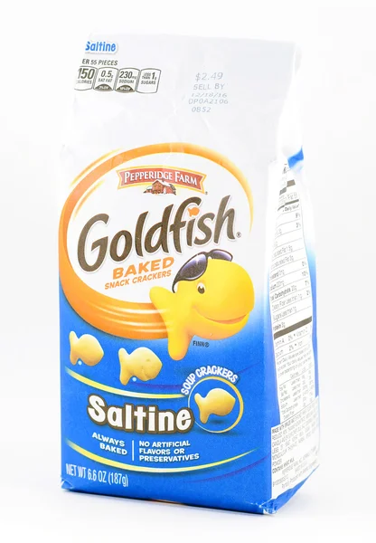 Pepperidge Farm Saltine sapore Pesce rosso al forno — Foto Stock