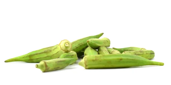 Fresh green okra — Stock Photo, Image