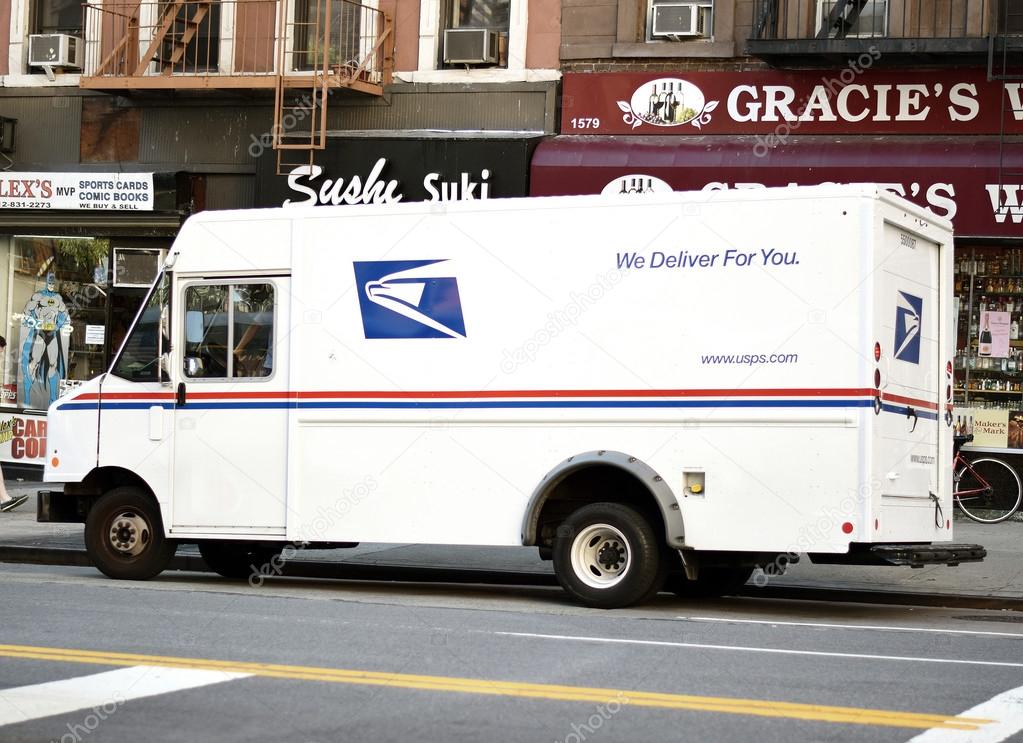 USPS truck in New York Stock Editorial Photo © cabecademarmore 126445718
