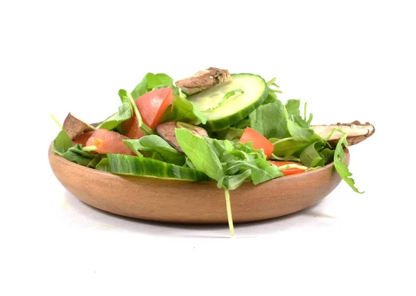 Verse rucola salade op plaat — Stockfoto