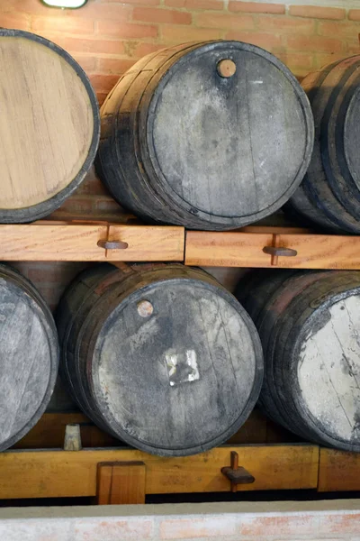 Barrels of Brazilian cachaca — Stock Photo, Image