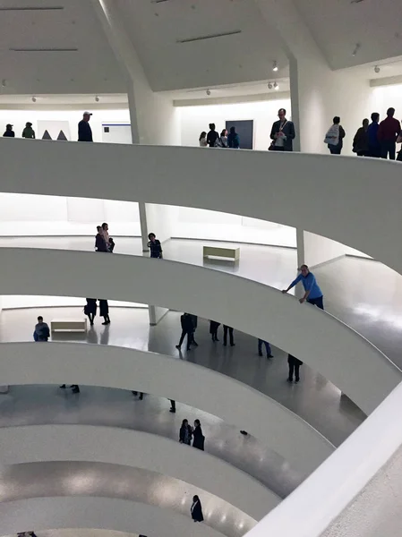 Interior of the Solomon R. Guggenheim Museum Royalty Free Stock Images