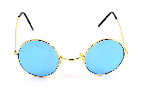 Retro mavi güneş gözlüğü — Stok fotoğraf