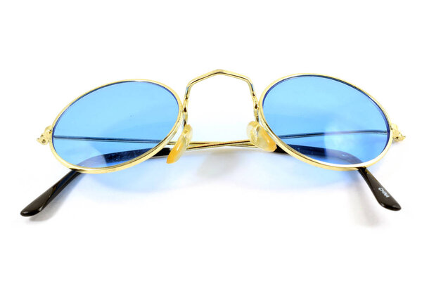 Retro blue sunglasses