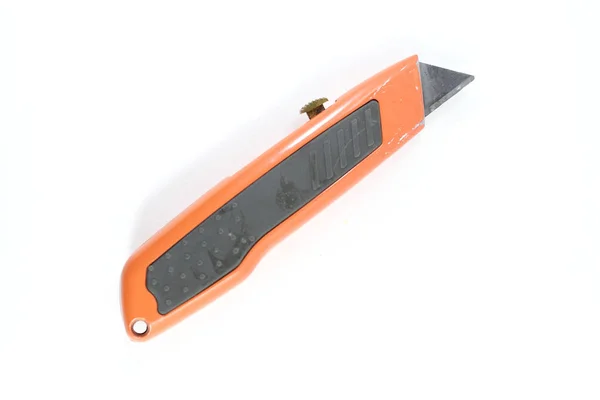 Orange box cutter — Stock Photo, Image