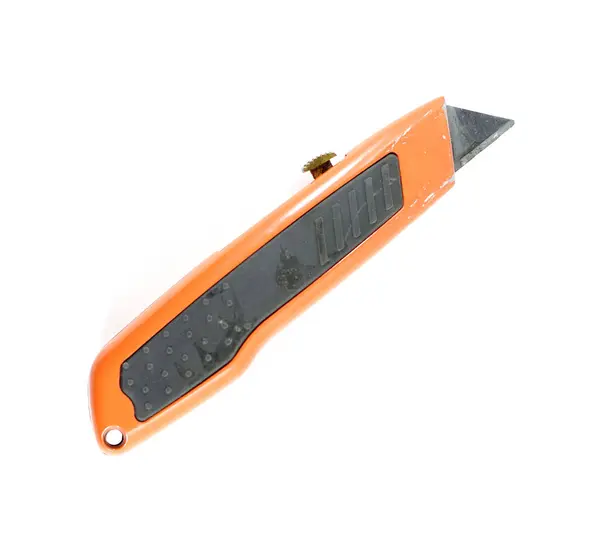 Orange box cutter — Stock Photo, Image