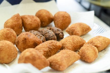 Brezilyalı croquettes derin yağda kızartılmış