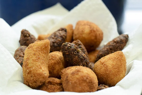 Deep fried Brazilian croquettes — Stock Photo, Image