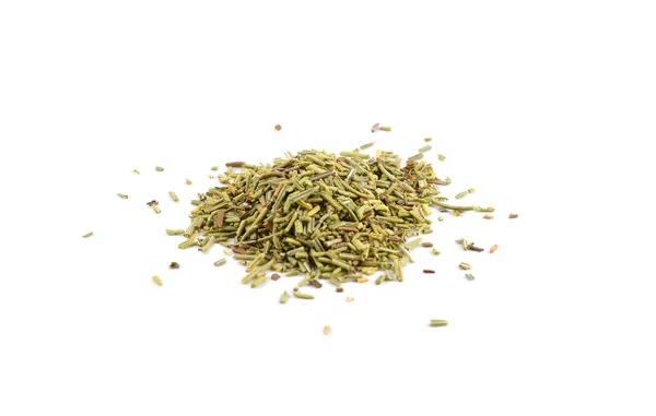 Pile of dried chopped rosemary leaves — Stock Photo, Image