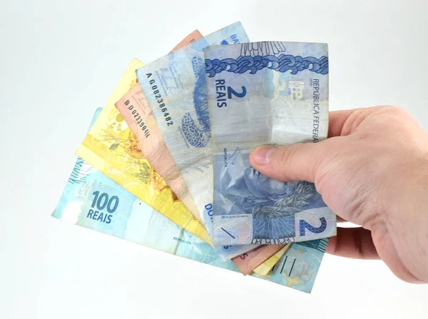 Dinero brasileño aislado —  Fotos de Stock