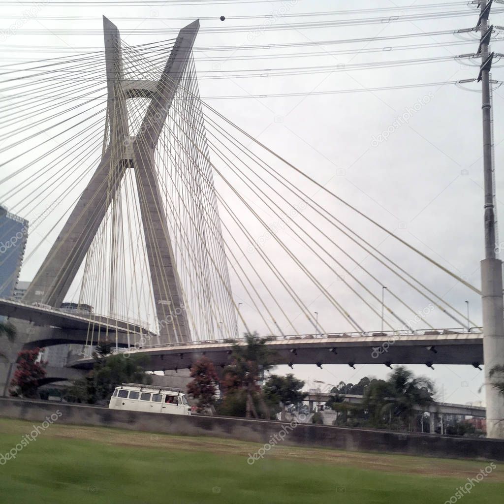 Ponte Estaiada Octavio Frias de Oliveira cable-stayed bridge