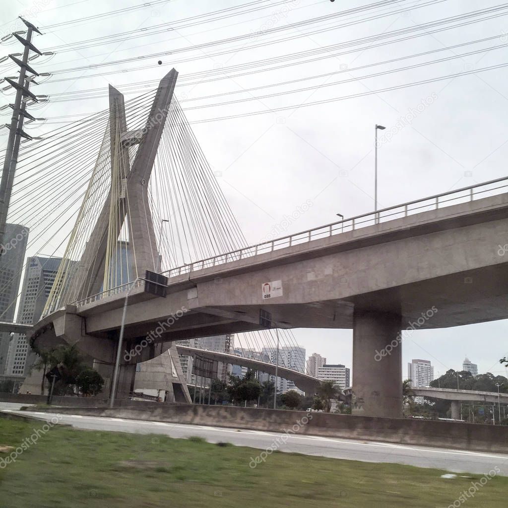 Ponte Estaiada Octavio Frias de Oliveira cable-stayed bridge