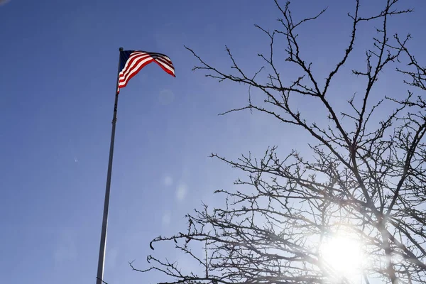 アメリカの国旗の星とストライプ — ストック写真