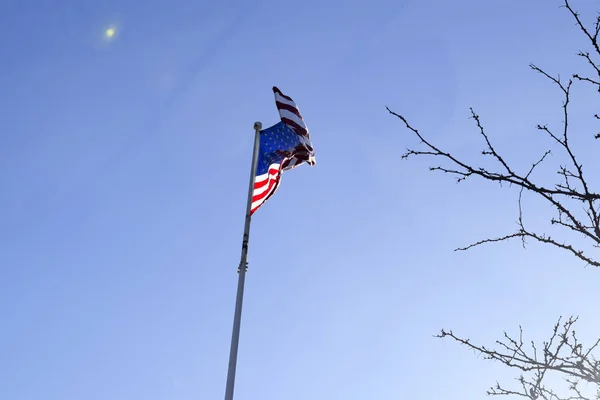 アメリカの国旗の星とストライプ — ストック写真