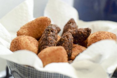 Brezilyalı croquettes derin yağda kızartılmış