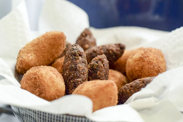 Deep fried Brazilian croquettes — Stock Photo, Image