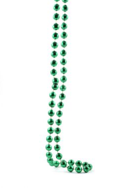 Mardi Gras plastic bead necklace clipart