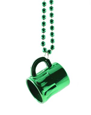 Mardi Gras plastic bead necklace clipart