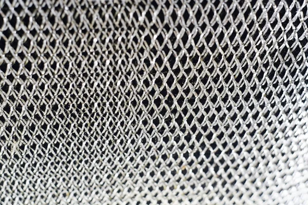 Shiny mesh aluminum metal wire background — Stock Photo, Image