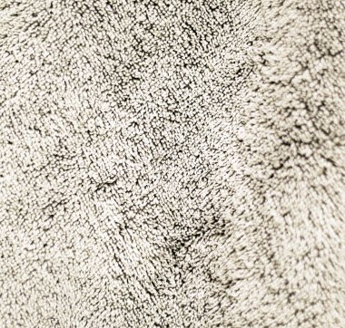 Kuru peluş gri pamuk havlu