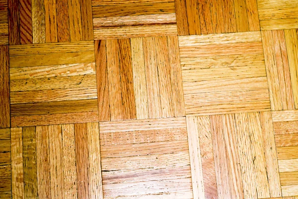 Padrão de parquet brilhante piso de madeira na casa — Fotografia de Stock