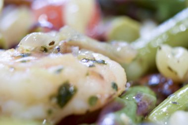 Strozzapreti aşırı closeup makro 