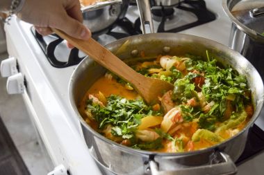 Brazilian moqueca stew clipart