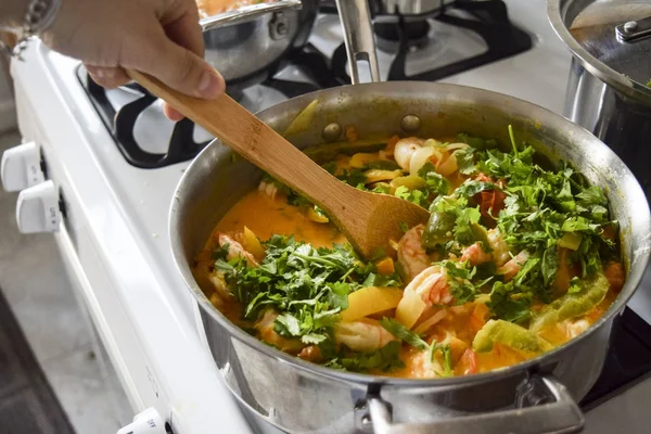 Guiso brasileño de moqueca — Foto de Stock