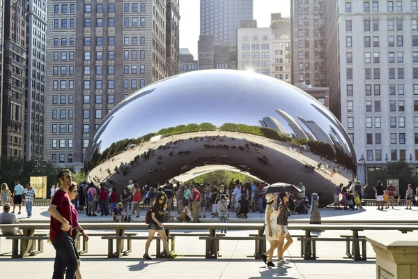 Millennium park chicago — Stok fotoğraf