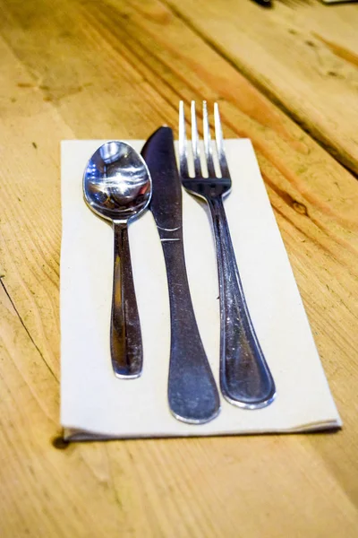 Fork knife and spoon — Stock Photo, Image