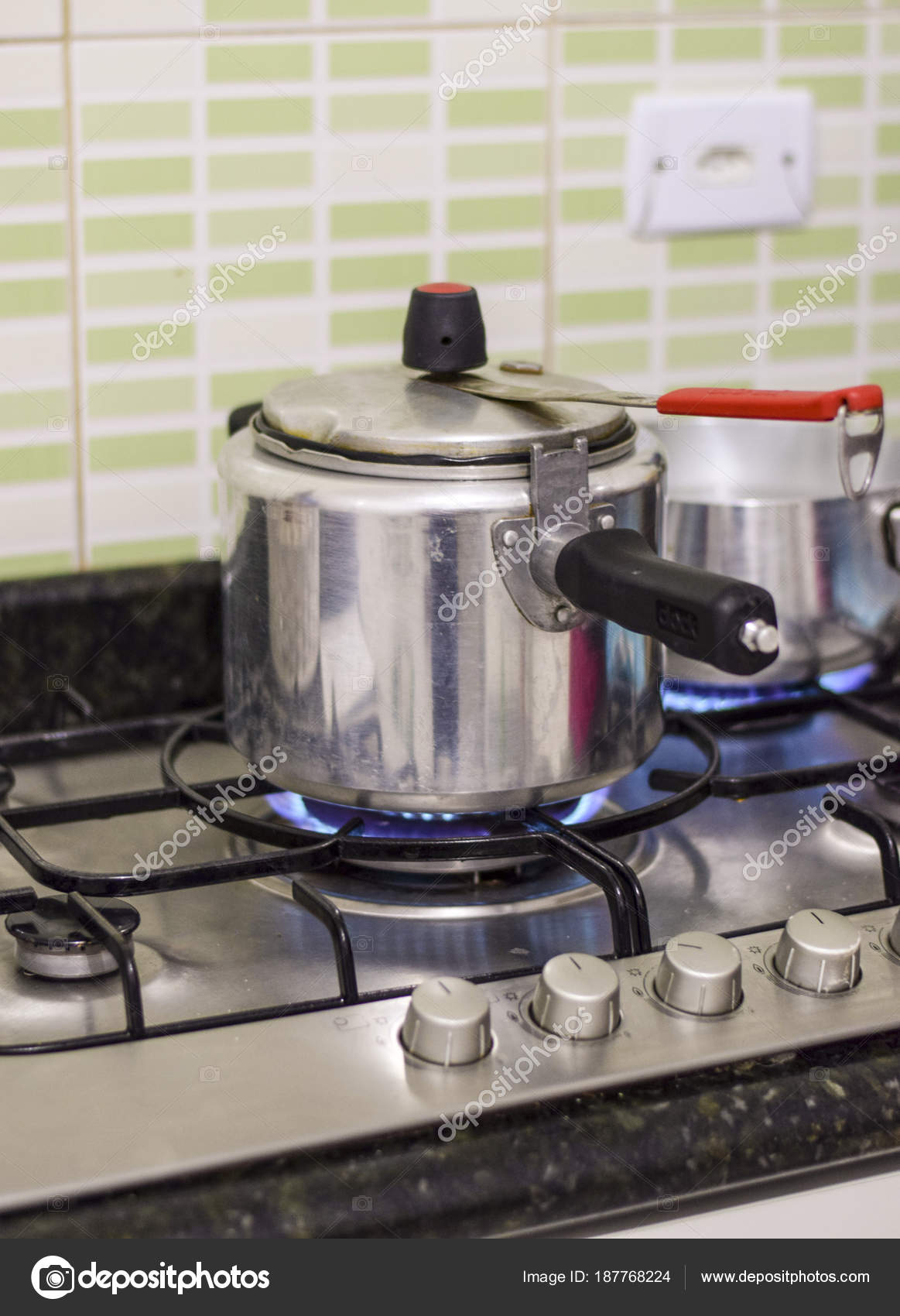 Brazilian Pressure Cooker Stove — Stock Photo © cabecademarmore #187768224