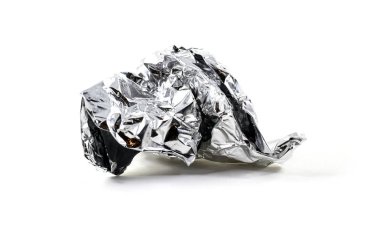 Kullanım alüminyum folyo topu yuvarlandı