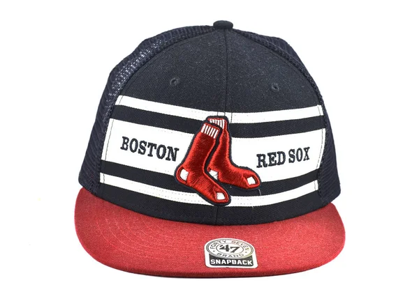 New York, Ny - 24 Mart 2018: Boston Red Sox Beysbol şapkası - izole