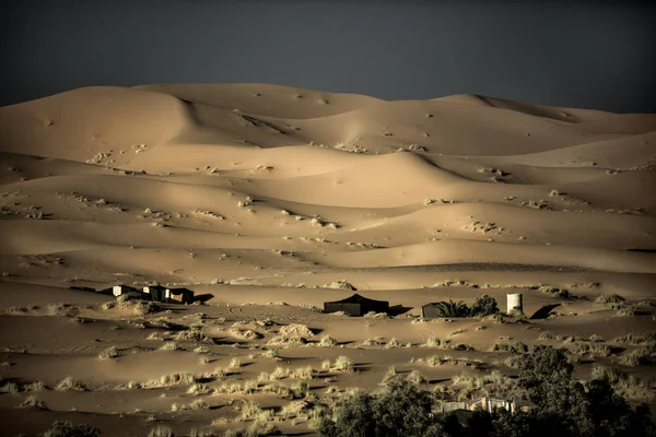 Paisaje del desierto con dunas de arena — Foto de Stock