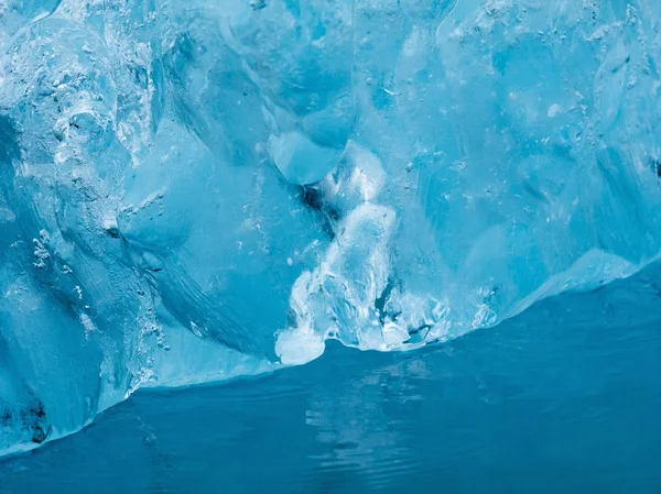 Glacial Lake Breidamerkurjokull Glacier Edge Atlantic Ocean Iceland — Stock Photo, Image