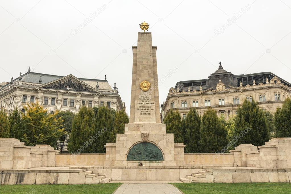 Soviet war memorial in Budapest
