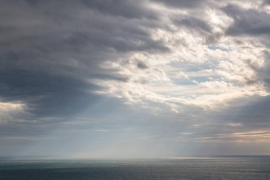 Denizden dramatik gökyüzü