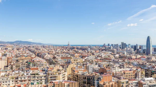 Blick auf die Stadt Barcelona — Stockfoto