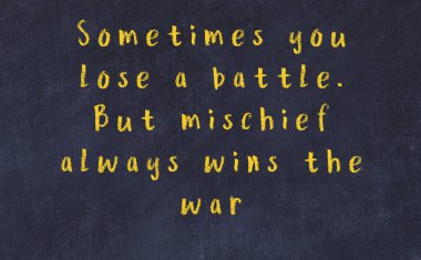 Siyah karatahtaya Tebeşir Bilgisi Yazısı