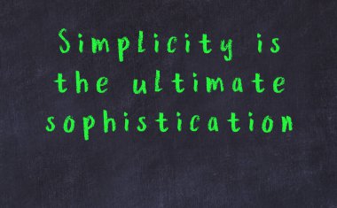 Siyah karatahtaya Tebeşir Bilgisi Yazısı