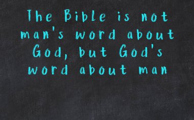 Siyah karatahtaya Tebeşir Bilgisi Yazısı