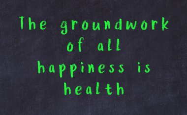 Siyah karatahtaya Tebeşir Bilgisi Yazısı