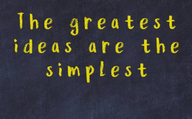 Siyah karatahtaya Tebeşir Bilgisi Yazısı