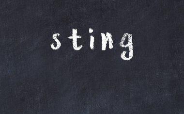 Üzerinde yazı olan siyah karatahta.