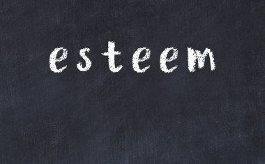 Üzerinde yazıt saygısı olan siyah karatahta.