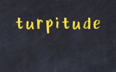 Üniversite tebeşir masasında 