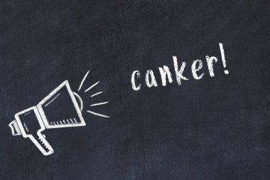 Hoparlör ve yazıt ağzı tebeşiri.