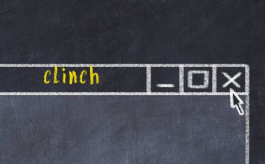 Tarayıcı penceresinin yazı sıkıştırmalı tebeşir sürükleyicisi 