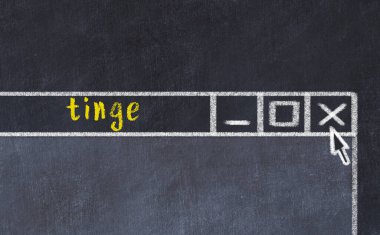 Tarayıcı penceresinin yazı renginde tebeşir sürükleyicisi 