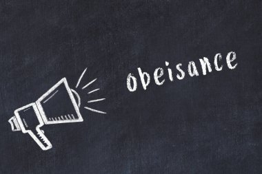 Hoparlör ve yazıt eğilme tebeşiri.